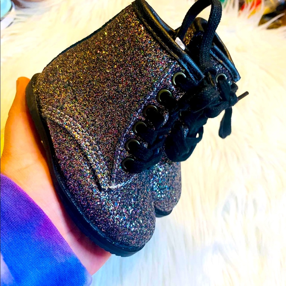 Glitter boots monkey feet